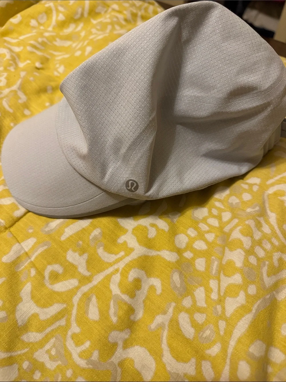 lululemon athletica white performance baseball cap